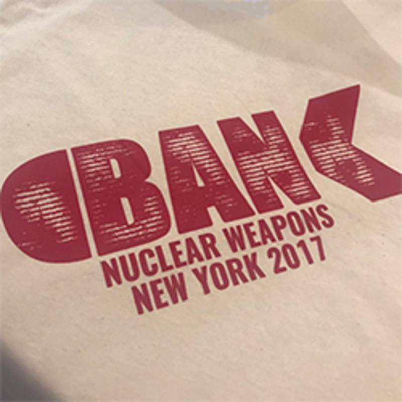 Photo: T-Shirt for a Nuclear Ban, Photo: ICAN